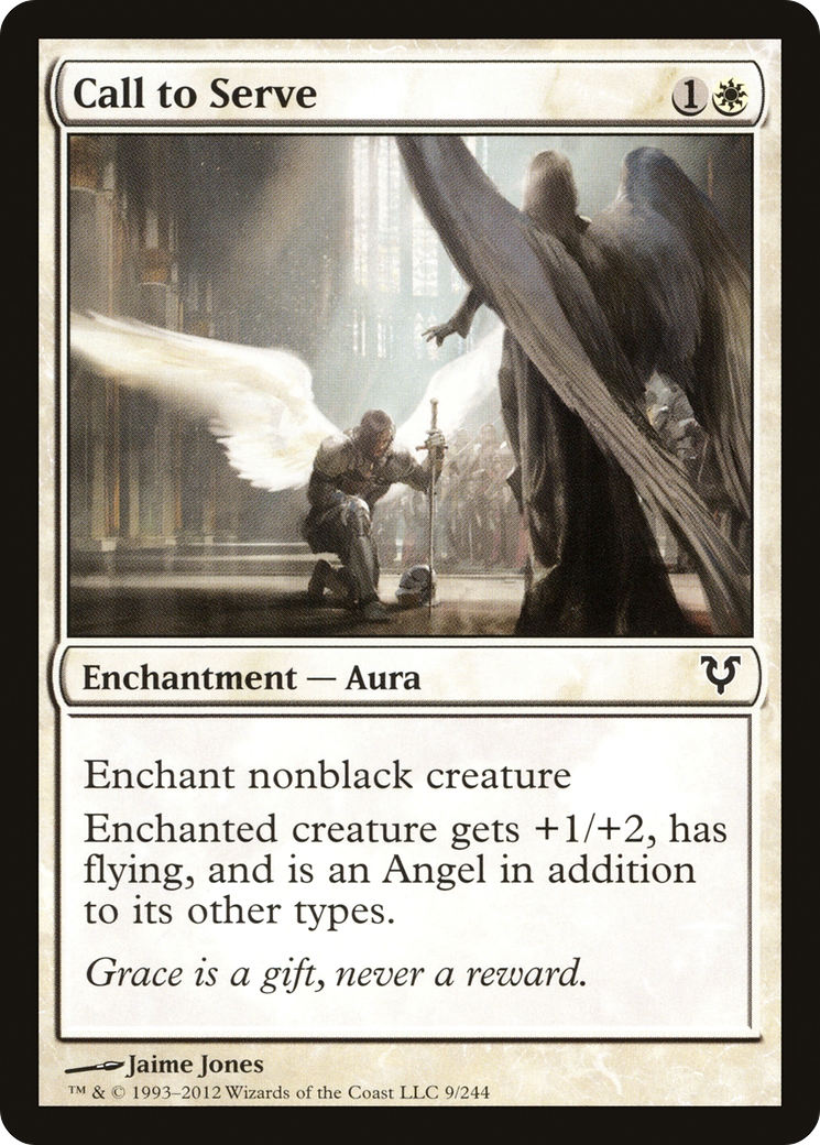 Call to Serve (AVR-009) [Avacyn Restored] Foil MTG Single Wizards of the Coast