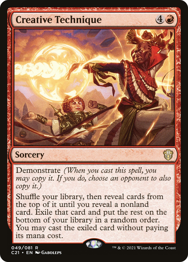 Creative Technique (C21-049) [Commander 2021] MTG Single Wizards of the Coast