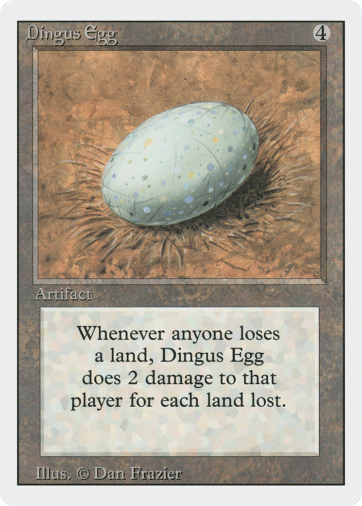 Dingus Egg (3ED-244) [Revised Edition] MTG Single Wizards of the Coast