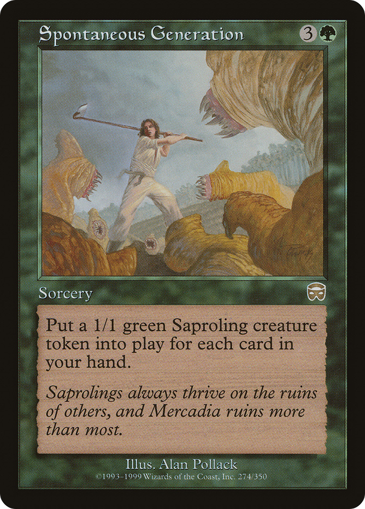 Spontaneous Generation (MMQ-274) [Mercadian Masques] Foil MTG Single Wizards of the Coast