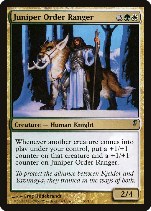 Juniper Order Ranger (CSP-130) [Coldsnap] Foil MTG Single Wizards of the Coast