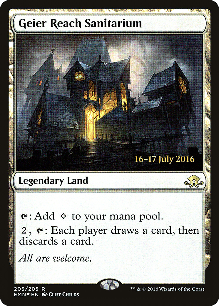 Geier Reach Sanitarium (PRE-203) [Eldritch Moon Promos] Foil MTG Single Wizards of the Coast
