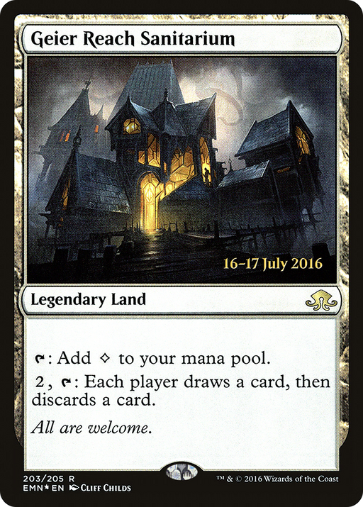 Geier Reach Sanitarium (PRE-203) [Eldritch Moon Promos] Foil MTG Single Wizards of the Coast