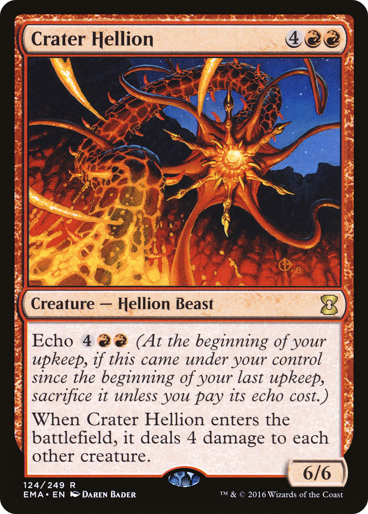Crater Hellion (EMA-124) [Eternal Masters] MTG Single Wizards of the Coast