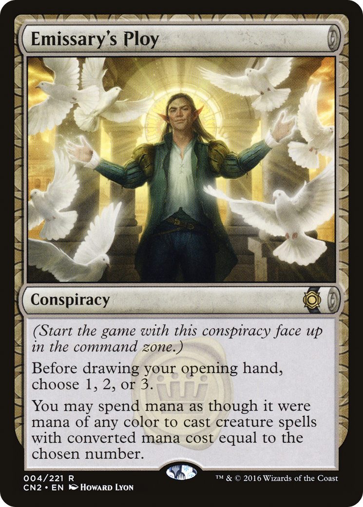 Emissary's Ploy (CN2-004) [Conspiracy: Take the Crown] Foil MTG Single Wizards of the Coast