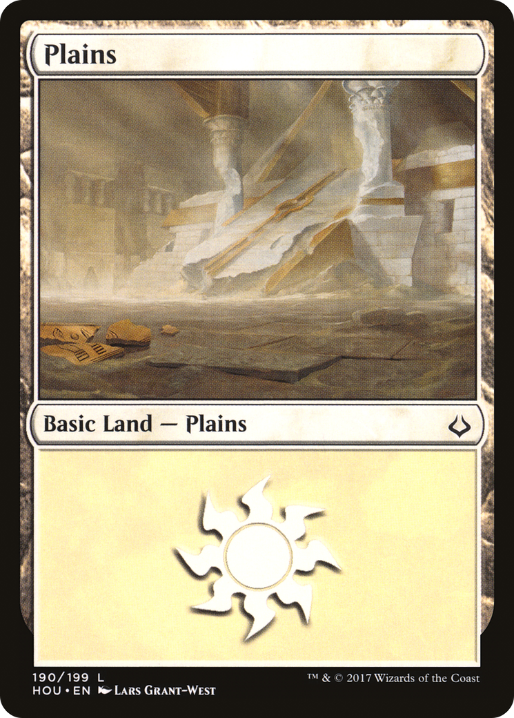 Plains (HOU-190) [Hour of Devastation] Foil MTG Single Wizards of the Coast