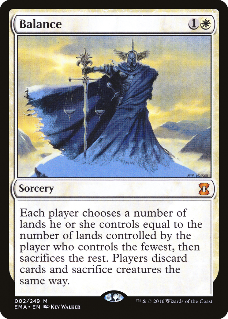 Balance (EMA-002) [Eternal Masters] Foil MTG Single Wizards of the Coast