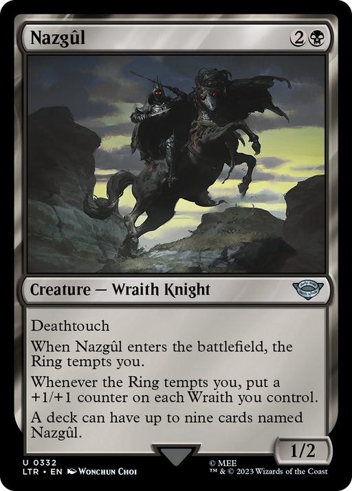 Nazgul (0332) (LTR-332) [The Lord of the Rings: Tales of Middle-earth] MTG Single Wizards of the Coast