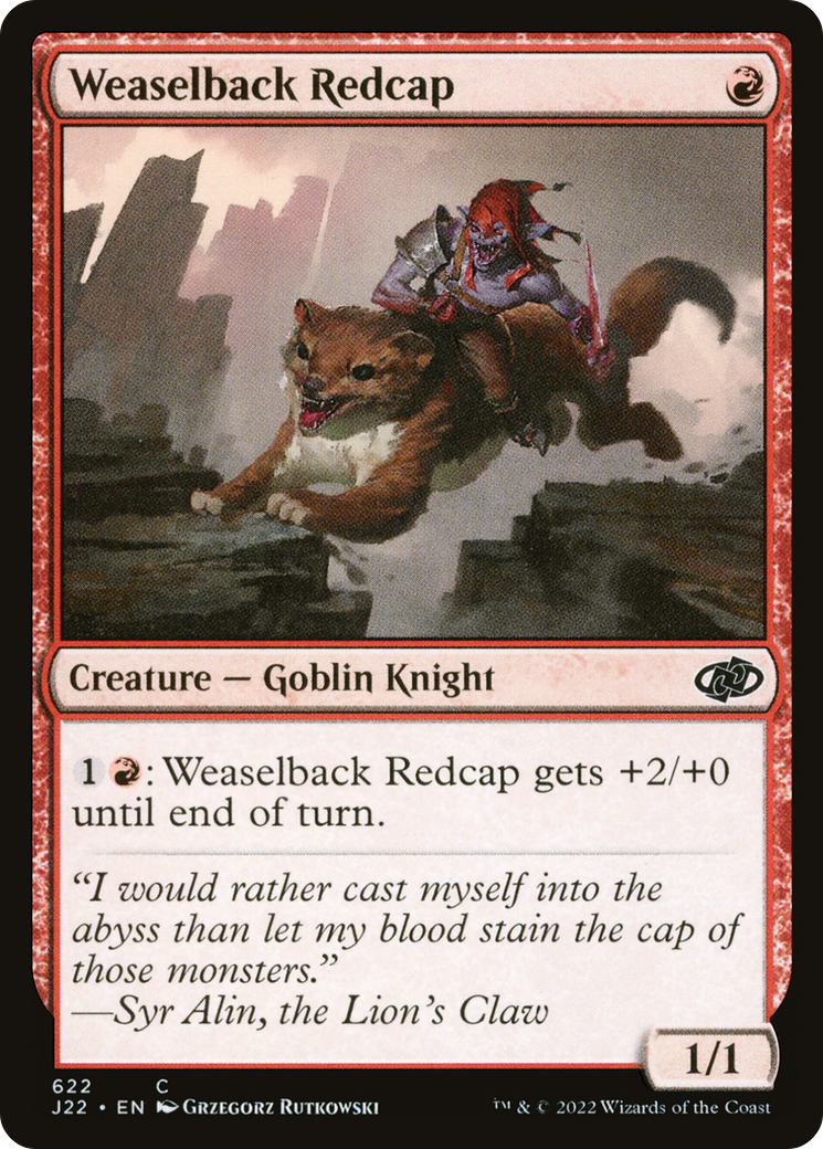 Weaselback Redcap (J22-622) [Jumpstart 2022] MTG Single Wizards of the Coast