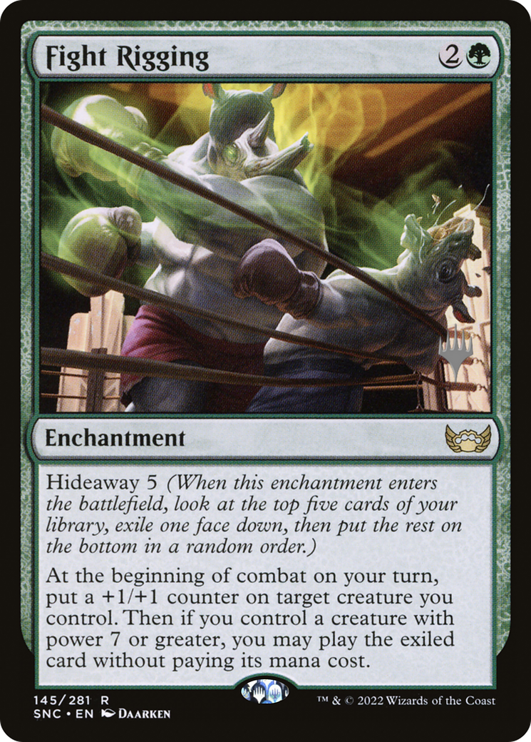 Fight Rigging (PPSNC-145) [Streets of New Capenna Promos] Foil MTG Single Wizards of the Coast