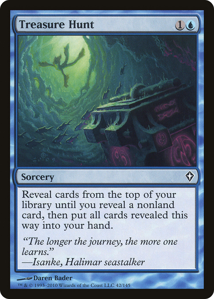 Treasure Hunt (WWK-042) [Worldwake] Foil MTG Single Wizards of the Coast