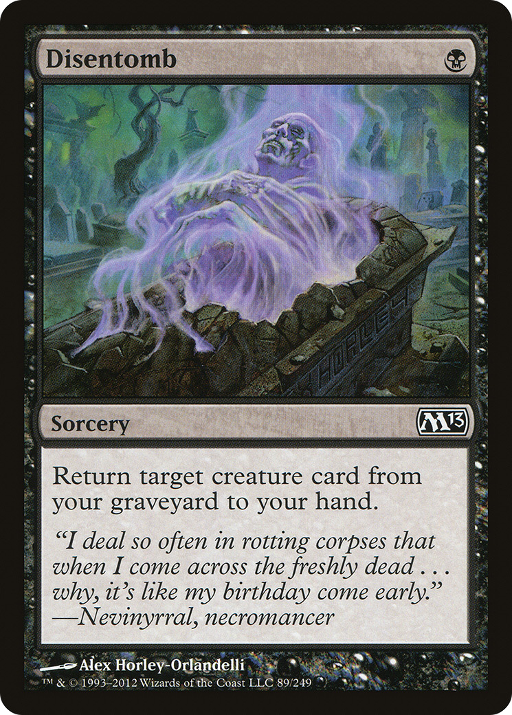Disentomb (M13-089) [Magic 2013] MTG Single Wizards of the Coast