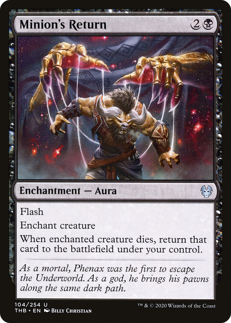 Minion's Return (THB-104) [Theros Beyond Death] MTG Single Wizards of the Coast