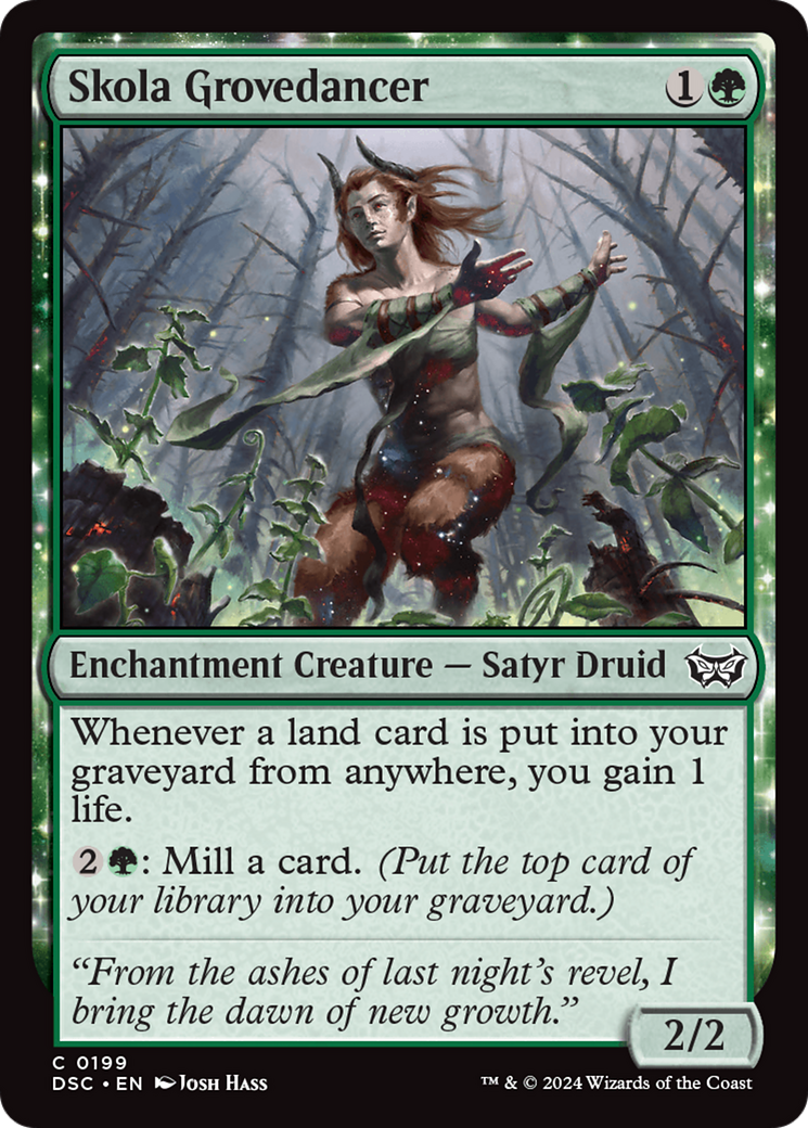 Skola Grovedancer (DSC-199) [Duskmourn: House of Horror Commander] MTG Single Wizards of the Coast