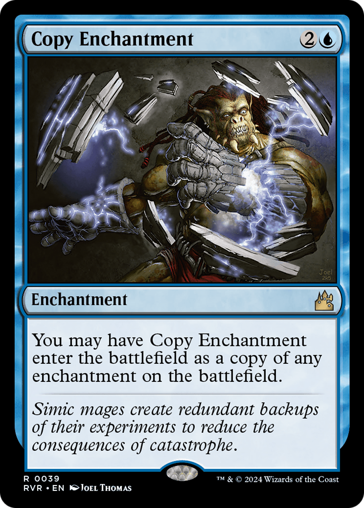Copy Enchantment (RVR-039) [Ravnica Remastered] Foil MTG Single Wizards of the Coast