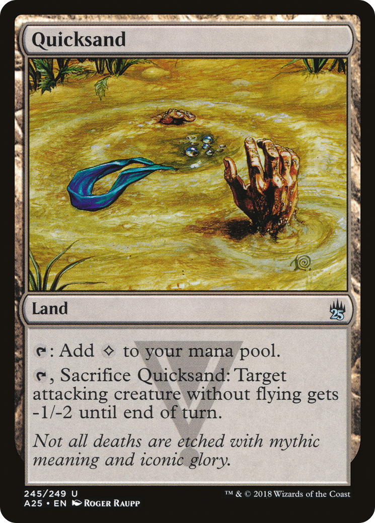 Quicksand (A25-245) [Masters 25] MTG Single Wizards of the Coast