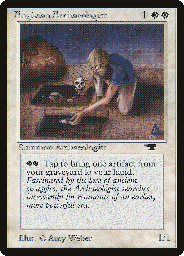 Argivian Archaeologist (ATQ-) [Oldschool] Antiquities MTG Single Wizards of the Coast