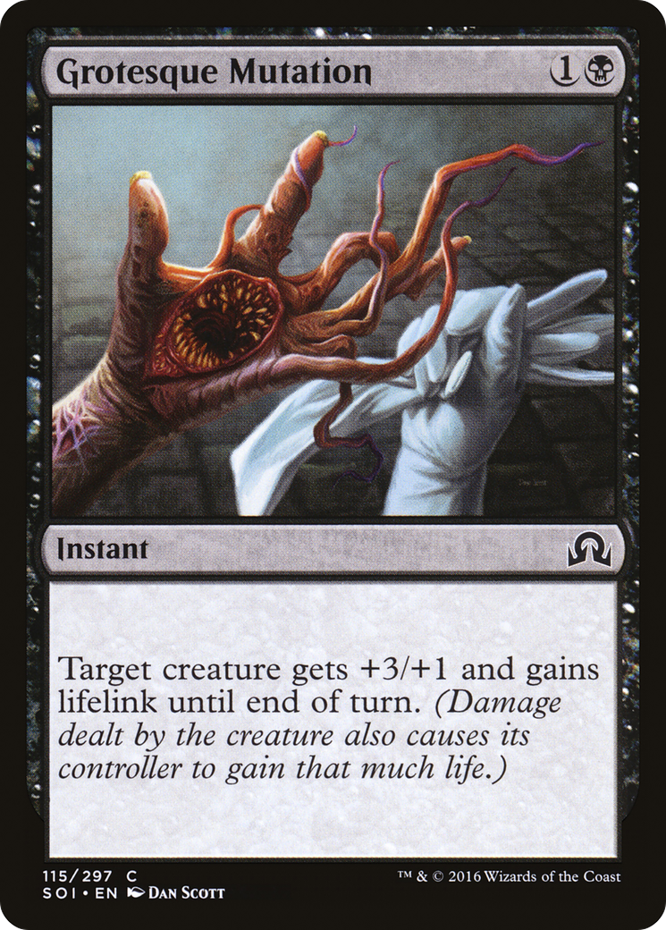 Grotesque Mutation (SOI-115) [Shadows over Innistrad] Foil MTG Single Wizards of the Coast