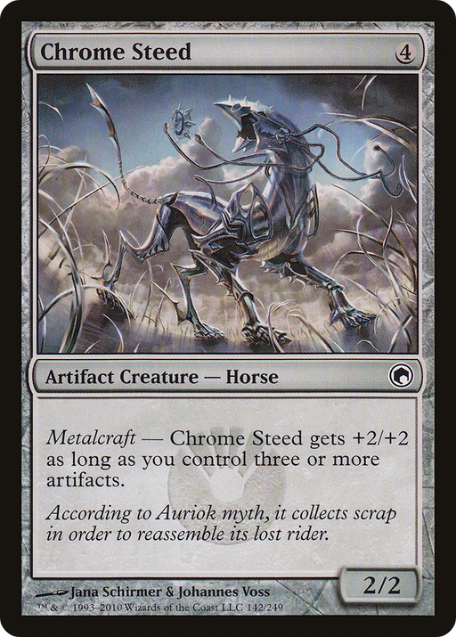 Chrome Steed (SOM-142) [Scars of Mirrodin] MTG Single Wizards of the Coast