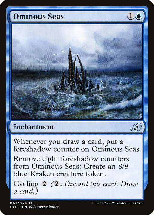 Ominous Seas (IKO-061) [Ikoria: Lair of Behemoths] MTG Single Wizards of the Coast