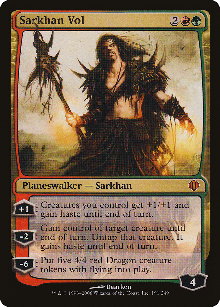 Sarkhan Vol (ALA-191) [Shards of Alara] Foil MTG Single Wizards of the Coast