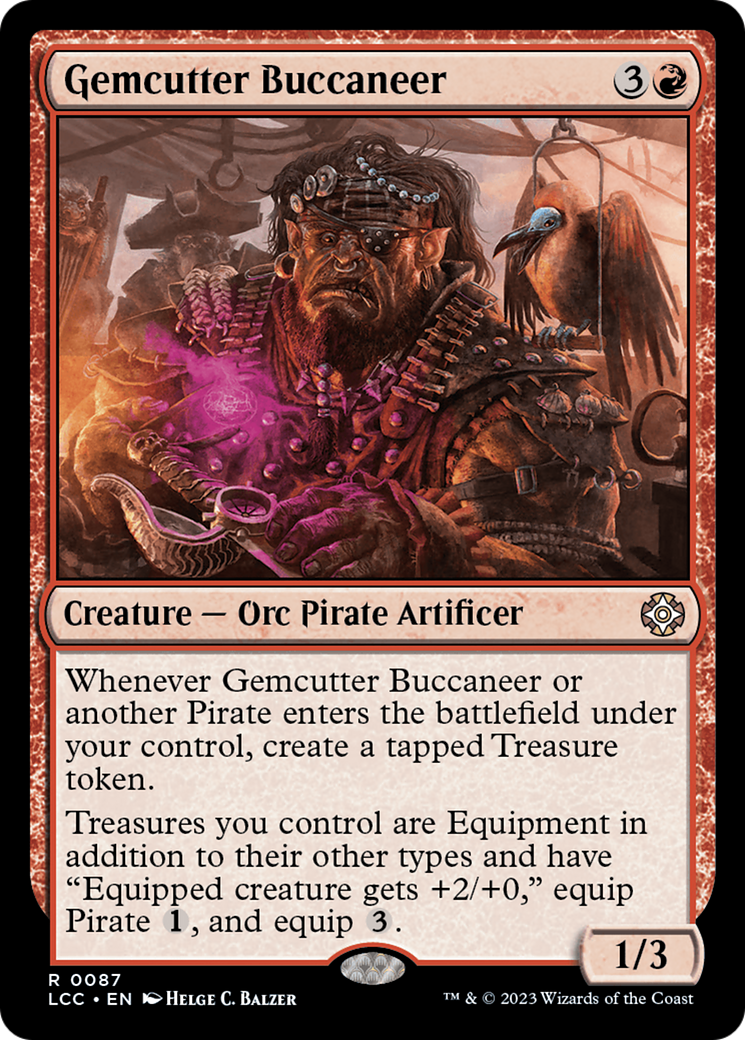 Gemcutter Buccaneer (LCC-087) [The Lost Caverns of Ixalan Commander] MTG Single Wizards of the Coast