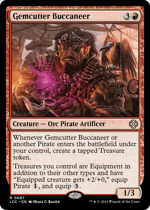 Gemcutter Buccaneer (LCC-087) [The Lost Caverns of Ixalan Commander] MTG Single Wizards of the Coast