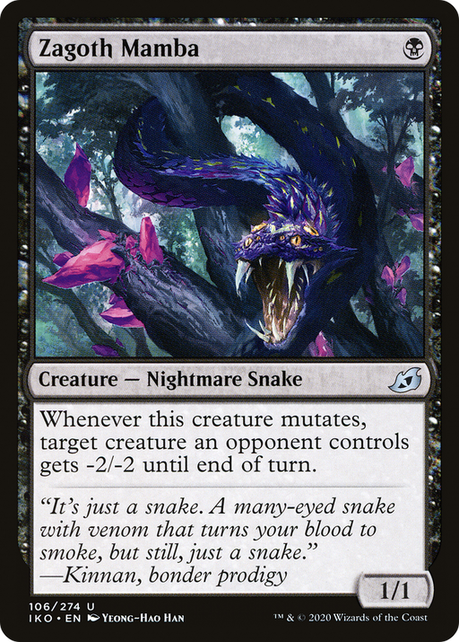 Zagoth Mamba (IKO-106) [Ikoria: Lair of Behemoths] MTG Single Wizards of the Coast