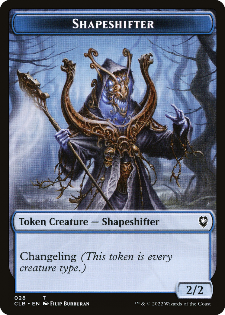 Shapeshifter (TCLB-028) [Tokens] Battle for Baldur's Gate Tokens MTG Single Wizards of the Coast