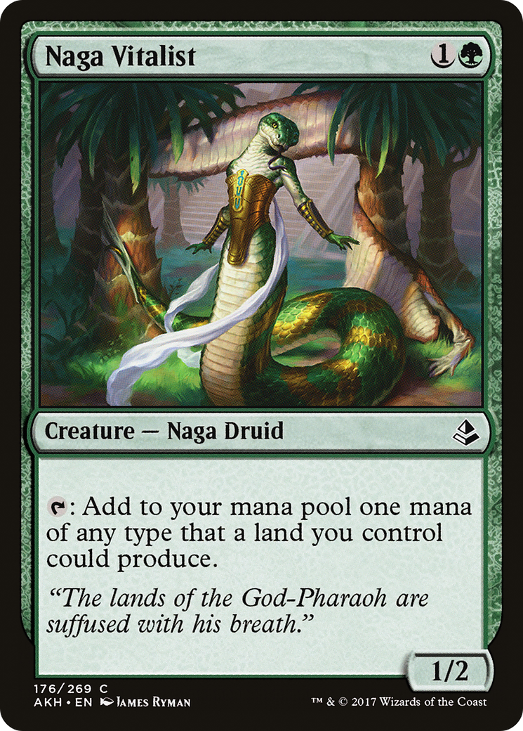 Naga Vitalist (AKH-176) [Amonkhet] MTG Single Wizards of the Coast