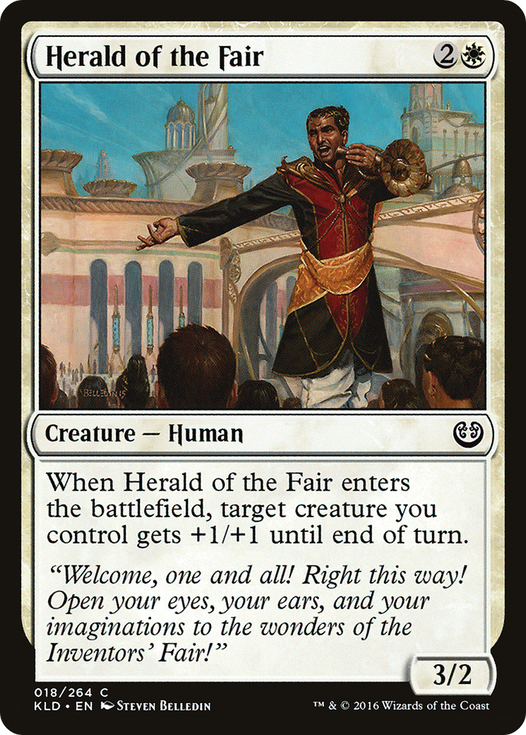 Herald of the Fair (KLD-018) [Kaladesh] MTG Single Wizards of the Coast