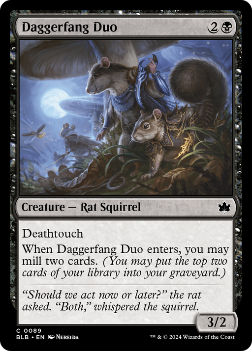 Daggerfang Duo (BLB-089) [Bloomburrow] Foil MTG Single Wizards of the Coast