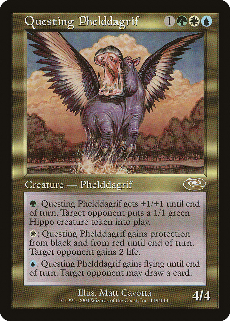 Questing Phelddagrif (PLS-119) [Planeshift] Foil MTG Single Wizards of the Coast