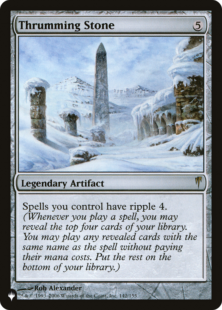 Thrumming Stone (LIST-142/155) [Mystery Booster] The List MTG Single Wizards of the Coast
