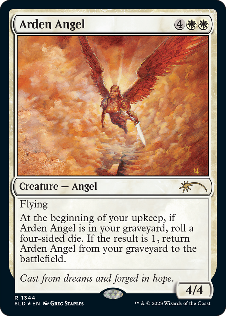Arden Angel (SLD-1344) [Secret Lair] Drop Foil MTG Single Wizards of the Coast