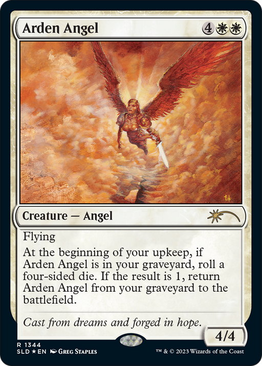 Arden Angel (SLD-1344) [Secret Lair] Drop Foil MTG Single Wizards of the Coast