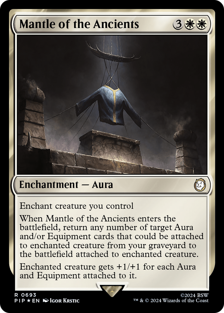 Mantle of the Ancients (Surge Foil) (PIP-693) [Fallout] Foil MTG Single Wizards of the Coast