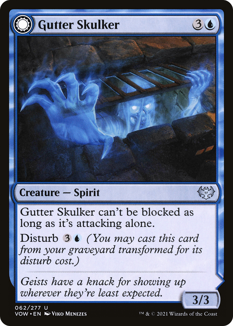 Gutter Skulker (VOW-062) [Innistrad: Crimson Vow] MTG Single Wizards of the Coast