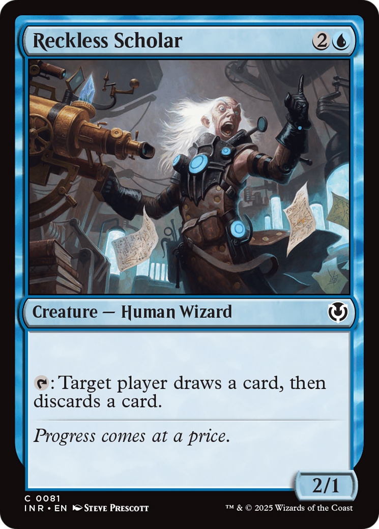 Reckless Scholar (INR-081) [Innistrad Remastered] MTG Single Wizards of the Coast
