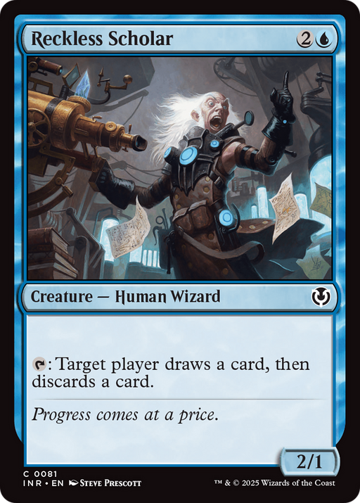 Reckless Scholar (INR-081) [Innistrad Remastered] MTG Single Wizards of the Coast