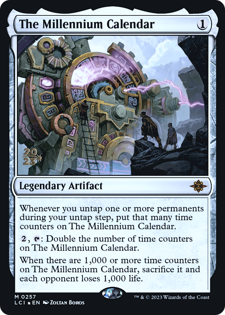 The Millennium Calendar (PRE-257) [The Lost Caverns of Ixalan Promos] Foil MTG Single Wizards of the Coast