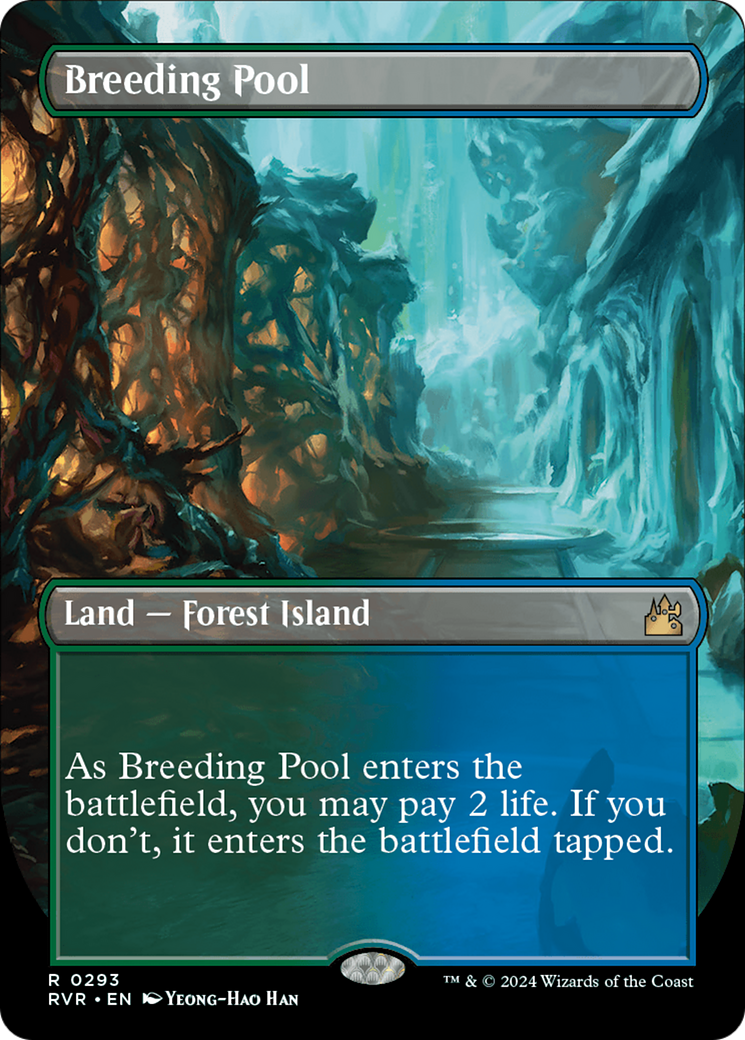Breeding Pool (RVR-293) [Ravnica Remastered] (Borderless) MTG Single Wizards of the Coast