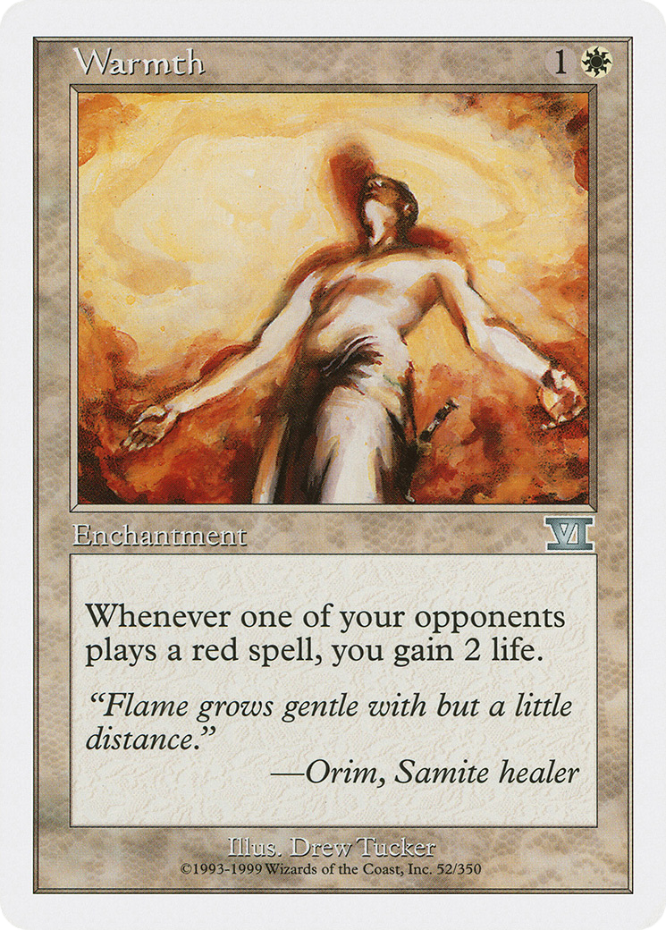 Warmth (6ED-052) [Classic Sixth Edition] MTG Single Wizards of the Coast