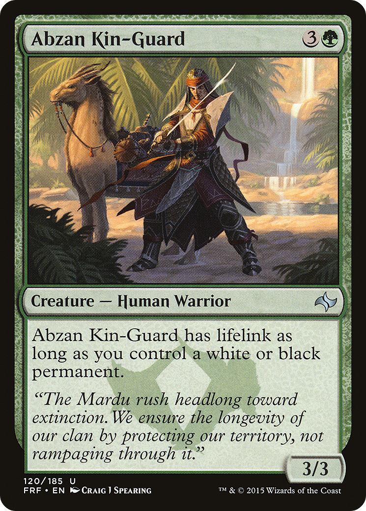 Abzan Kin-Guard (FRF-120) [Fate Reforged] Foil MTG Single Wizards of the Coast