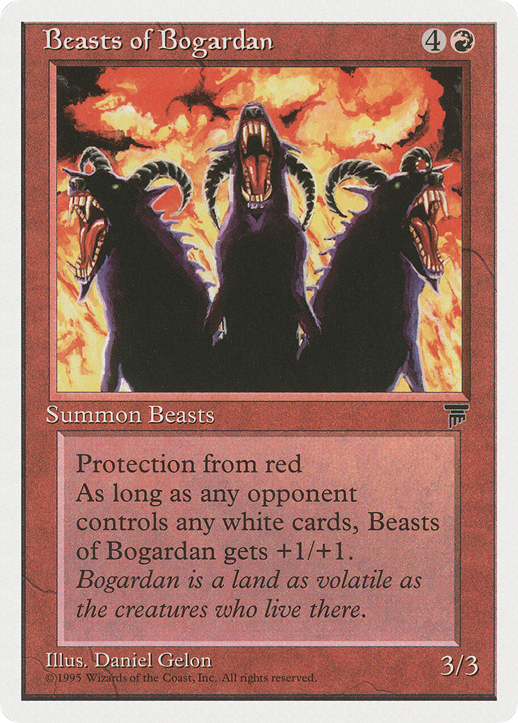 Beasts of Bogardan (CHR-045) [Chronicles] MTG Single Wizards of the Coast