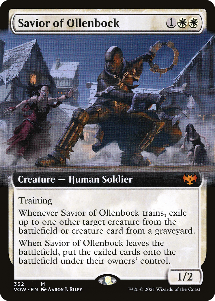 Savior of Ollenbock (VOW-352) [Innistrad: Crimson Vow] (Extended Art) Foil MTG Single Wizards of the Coast