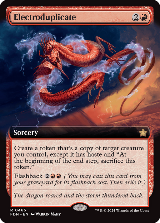 Electroduplicate (FDN-465) [Foundations] (Extended Art) MTG Single Wizards of the Coast