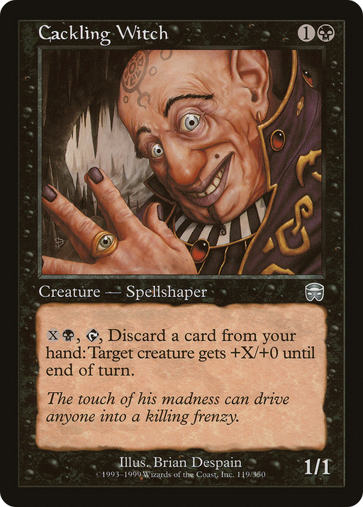 Cackling Witch (MMQ-119) [Mercadian Masques] MTG Single Wizards of the Coast