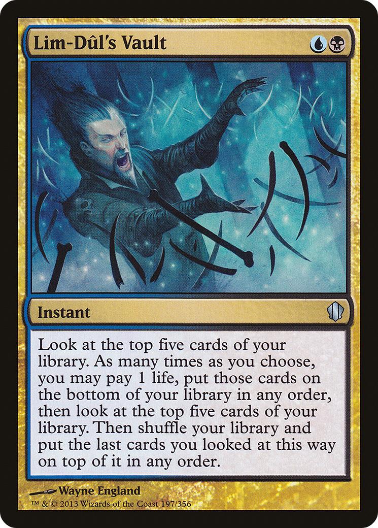 Lim-Dul's Vault (C13-197) [Commander 2013] MTG Single Wizards of the Coast