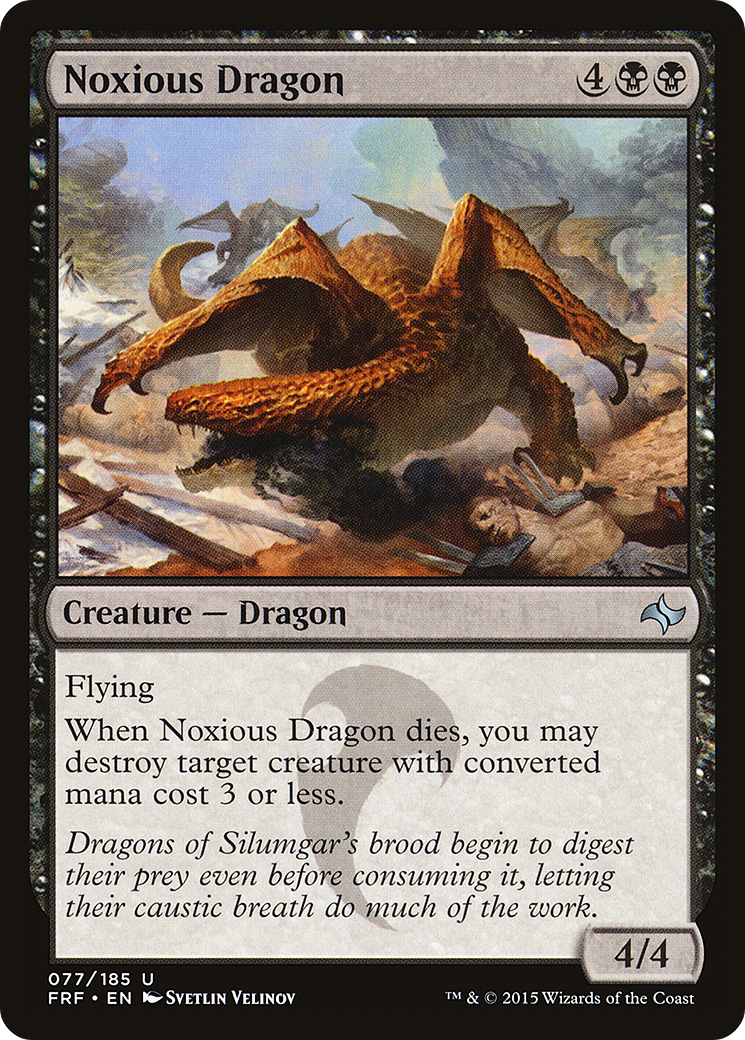 Noxious Dragon (FRF-077) [Fate Reforged] MTG Single Wizards of the Coast